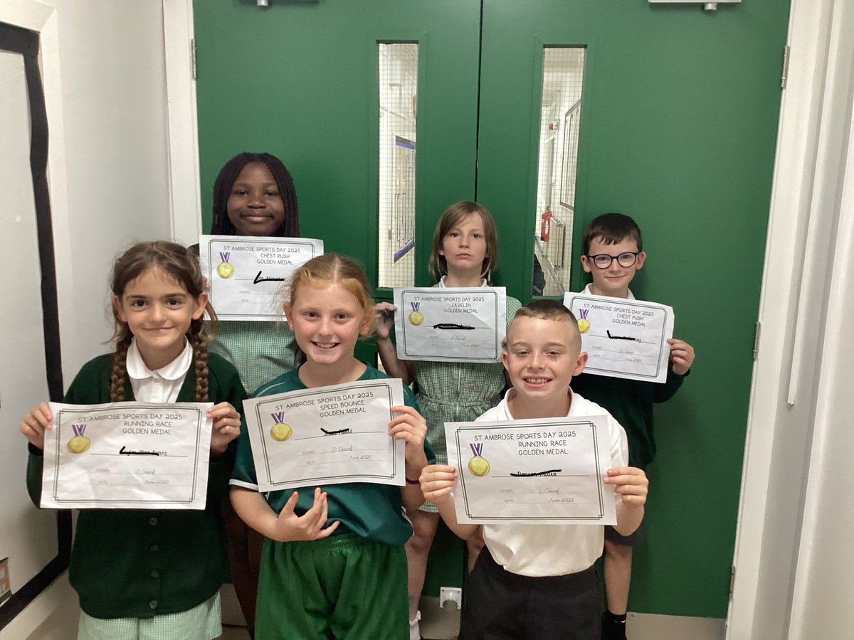Well done to the Y4 Sports Day winners! Hopefully we will see you in all our sports clubs next year! 🏅