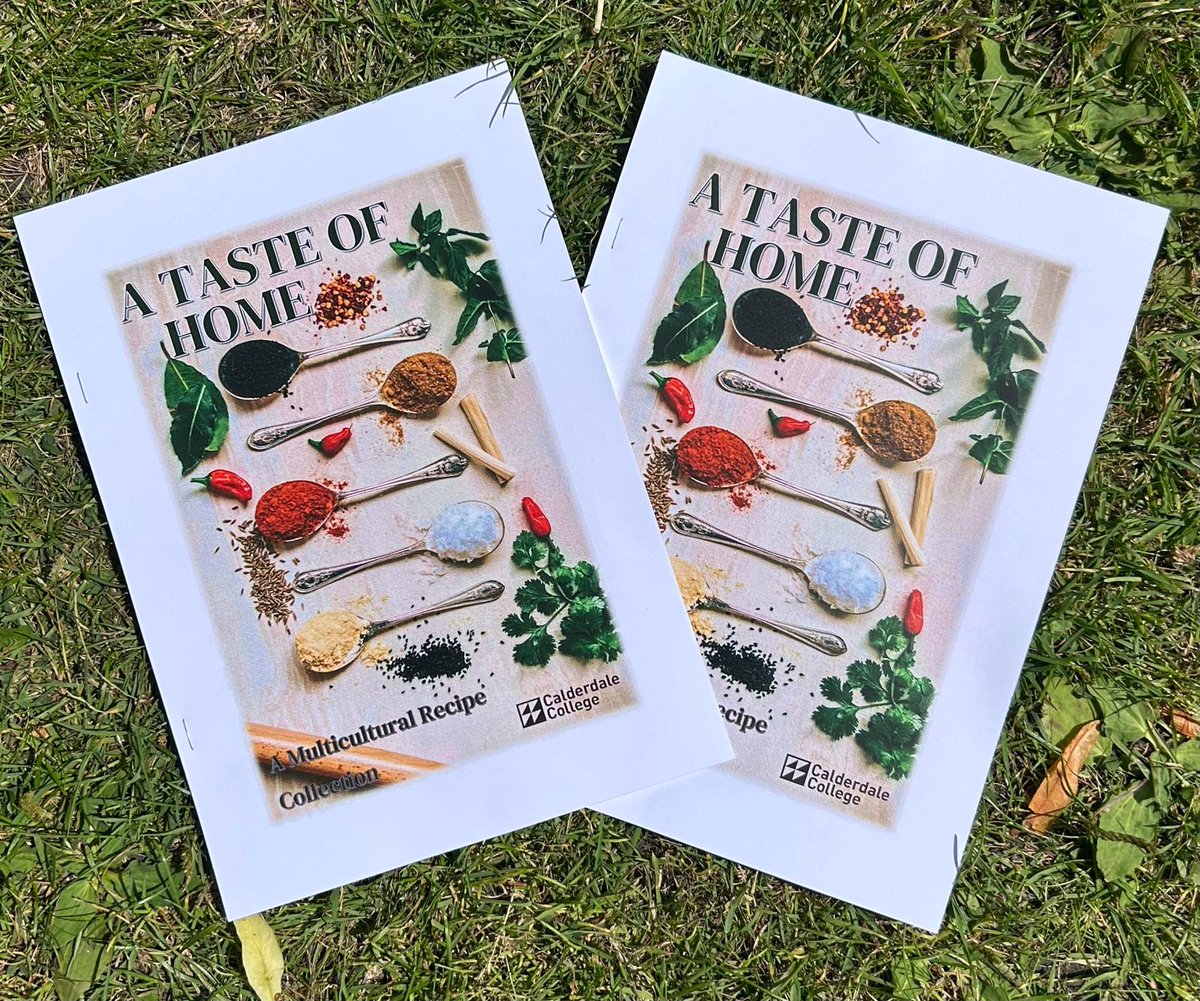 Children from the @calderdalecollege ESOL class recently produced a beautiful recipe book, ‘A Taste of Home’.  

They generously donated ALL the proceeds from selling the book to St Augustine’s Centre. 

THANK YOU! 🧡 

#sanctuary #community #diversity #collaboration #growth