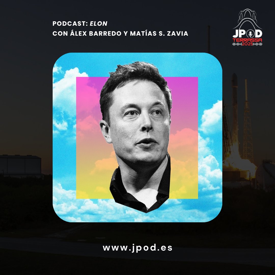 Jpod25Terrassa's tweet photo. 🚀 ¡Directazo en las #JPOD25!

🎙️ Supersónicos Anónimos y ELON, el pódcast, se unen por primera vez en un crossover único.

🧠 Espacio, tecnología, humor y mucha actualidad.
📍 Terrassa, 24-26 de octubre.
🎟️ ¡No te lo pierdas! https://t.co/0aAncL5prO