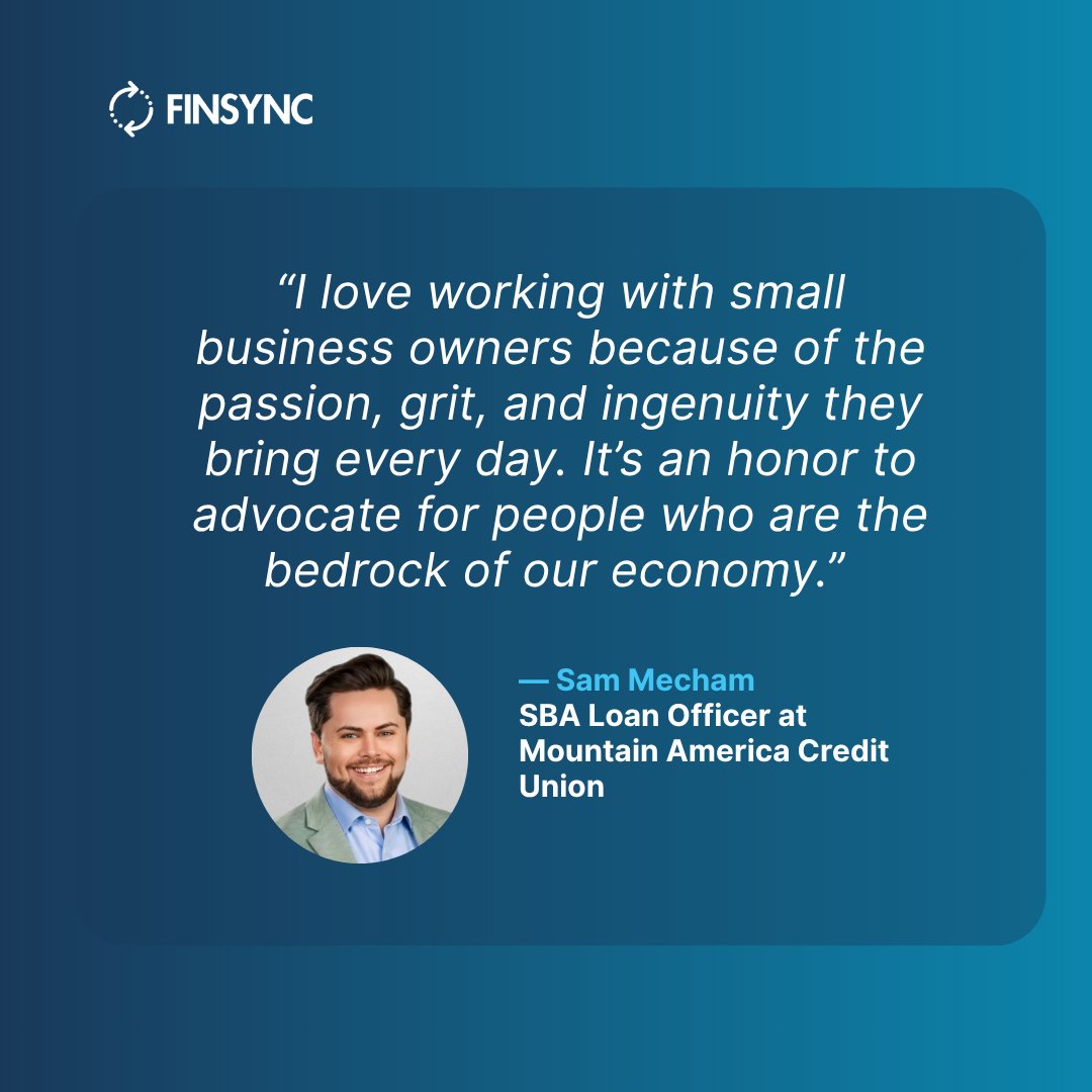 The right lenders see the passion behind what you’re building.

FINSYNC connects small business owners with financial partners who recognize the drive and resilience it takes to grow something meaningful.

Let Fynn guide you to the right match: hubs.la/Q03xmD-f0