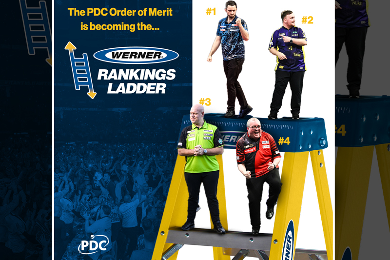 Werner strikes ‘bullseye’ in high-profile darts sponsorship deal

Find out more here - bit.ly/46JmzSr

@wernerladderuk #darts #werner #PDCrankings