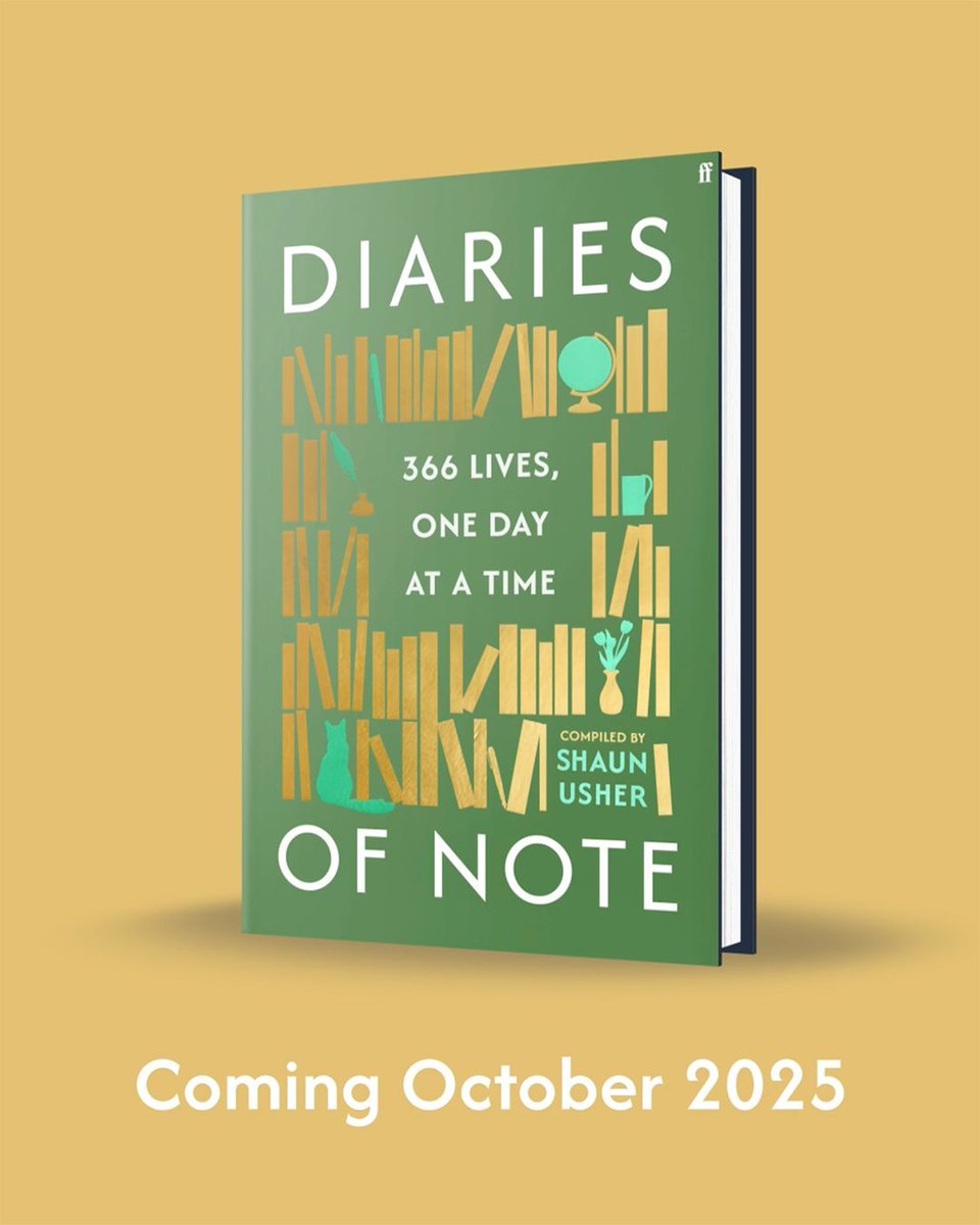 FaberBooks's tweet image. &apos;Completely fascinating and inspiring. Completely addictive. You’ll say to yourself “just one more” and before you know it you’ve read the whole collection.&apos; Stephen Fry 

A collection of the world&apos;s most fascinating diary entries, @DiariesOfNote is out in October.
