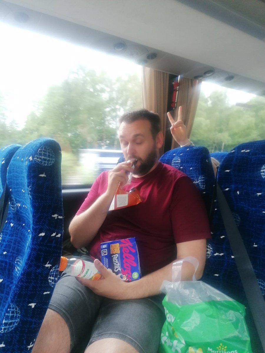 tonmiddleschool's tweet photo. @TonyrefailCS Mr Thomas is well prepared to satisfy his hunger on our journey to Drayton Manor today. 🤣 #DraytonManor #summertrip #fun 😎 https://t.co/JxmrAQBfYO