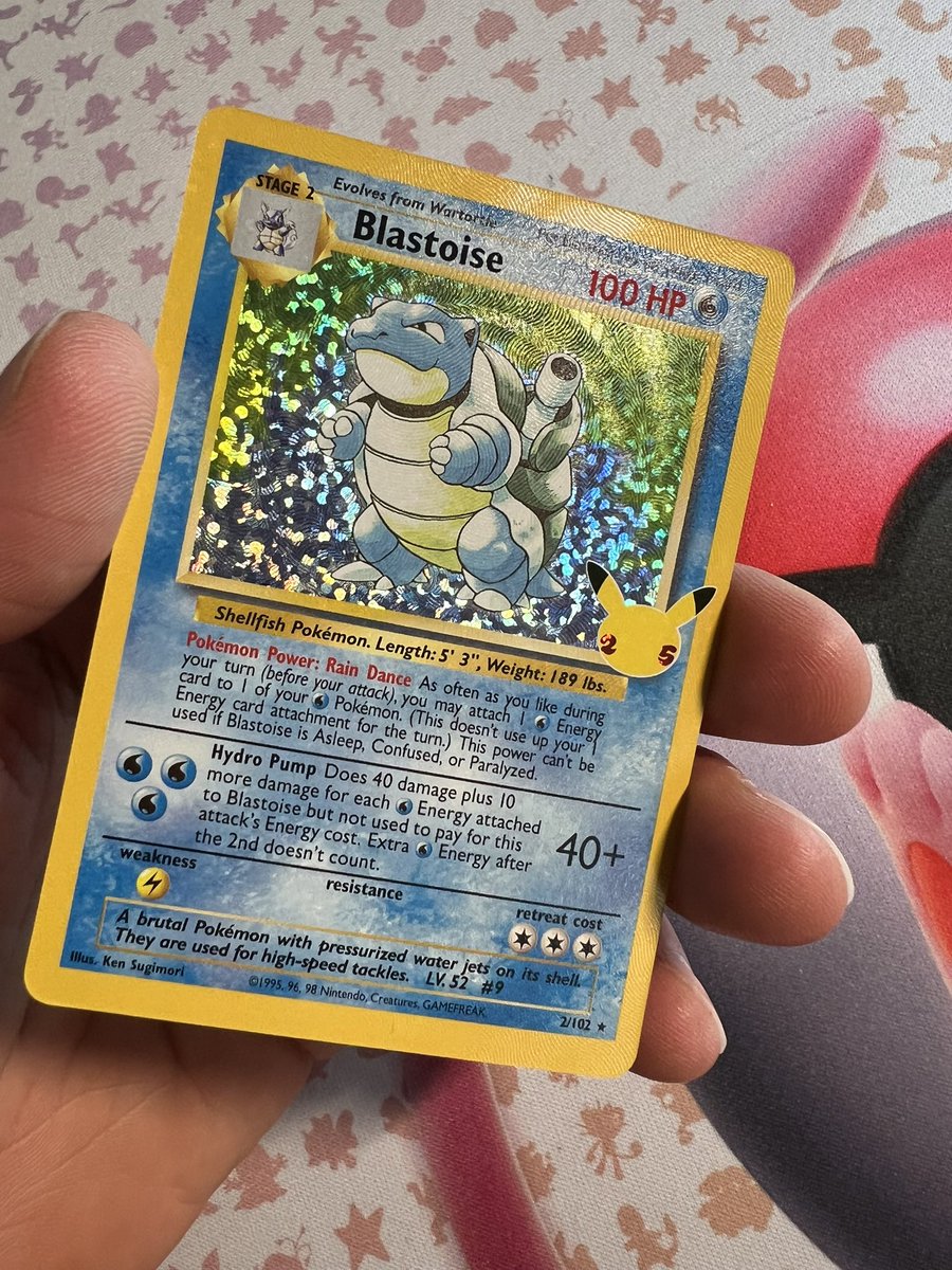 MartinPLDE's tweet image. Blastoise Celebrations LV. 52 #9 2/102 #English