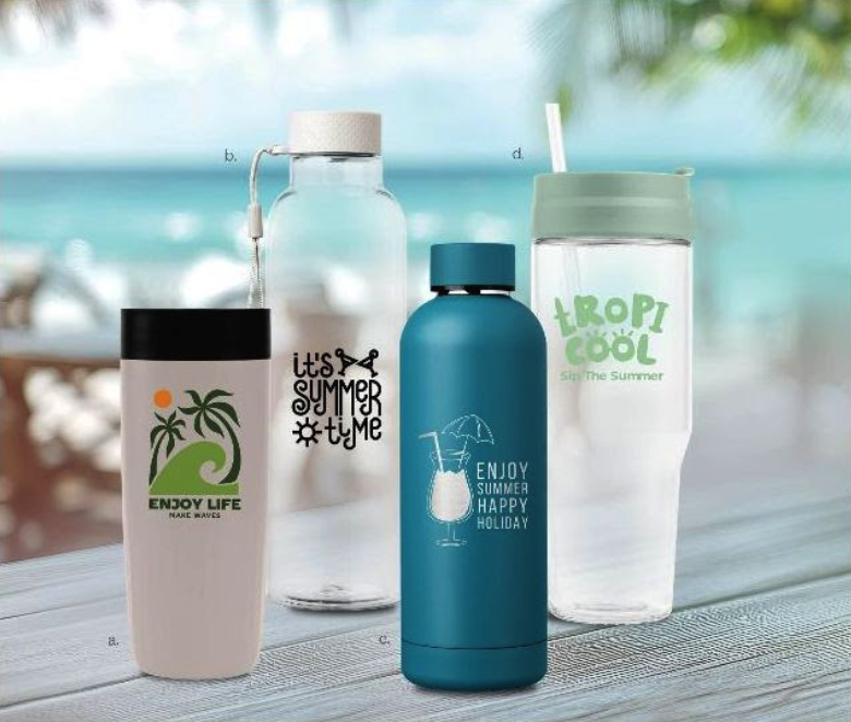 Drinks bottles - There could be one with your name on it

Who doesn't have a drinks bottle close to hand these days?
Whether keeping a drink cold or hot. Here are Summer-Ready Drinkware from <a href="/Calendar_lady/">Calendar Lady</a>  

Find out more: bit.ly/4kHuAKY
#PromoProducts #BrandedMerch