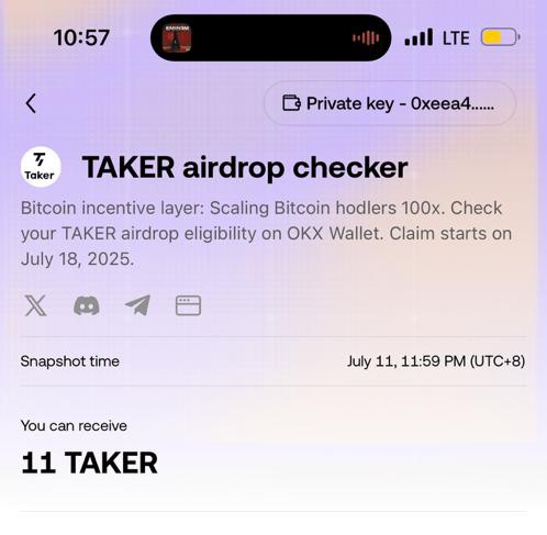 Emmy_Crrypto's tweet photo. Wow big win ๐ญ
Thank you @TakerProtocol for changing my life, 6 months of grinding paid off ๐
How many $TAKER you got? https://t.co/pLu7h6xmYB