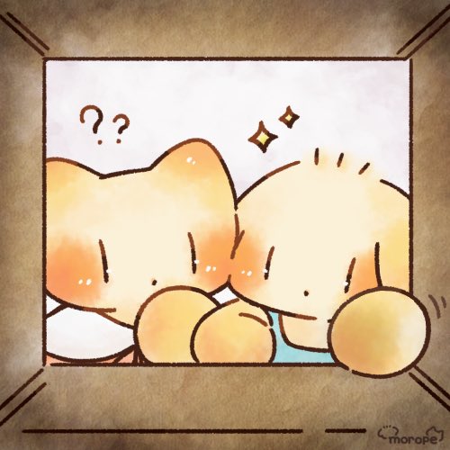 mopuchiis's tweet image. 4コマ漫画 もぷちいず🐾
4コマ目
何が入っているのかな?✨
※明日お知らせがあります📢
#ゆるいイラスト #illustration