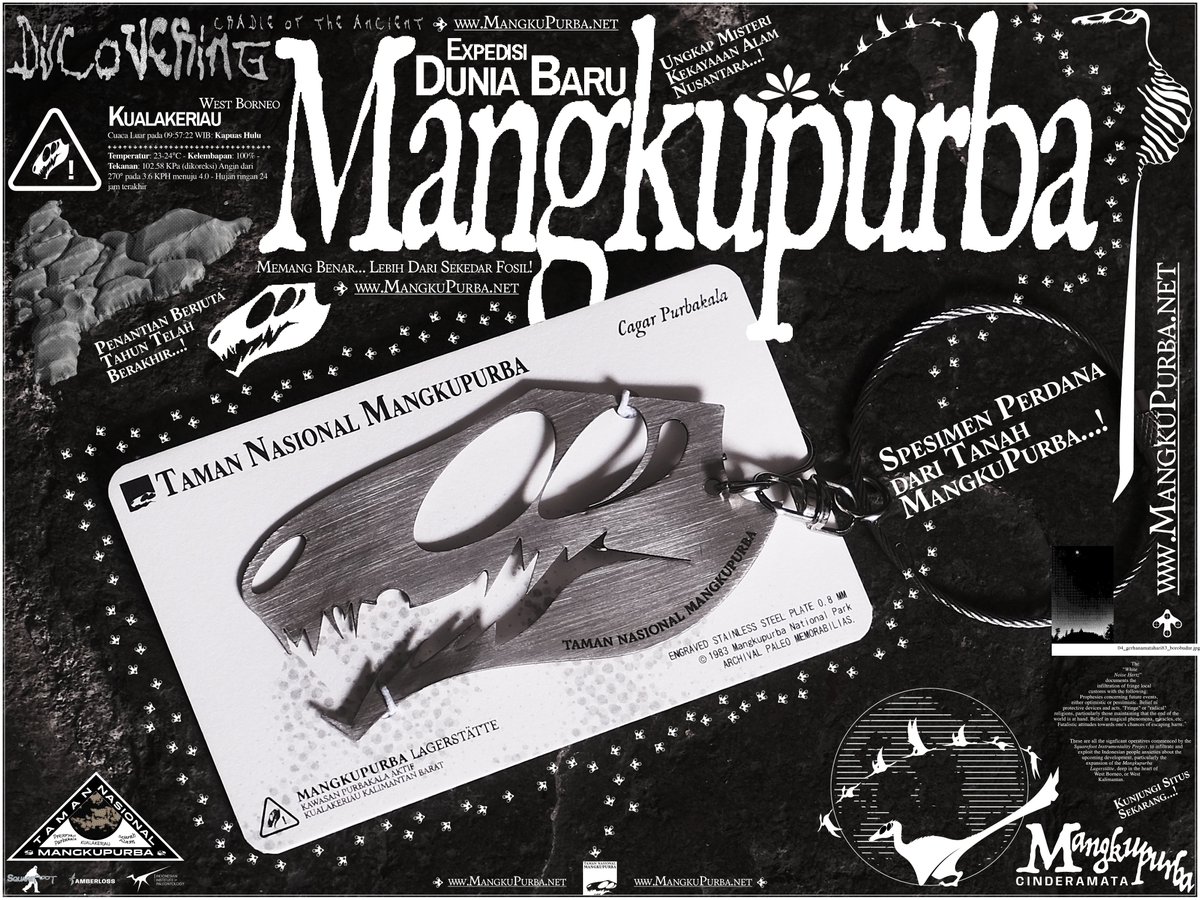 Shares are <3

Hi, dino enthusiasts! 🦖
What if 🇮🇩 have their own version of a jurassic museum? 

Mangkupurba is a reimagined prehistoric preservation area in 1980s Borneo.

Read more about the museum and adopt ur own dino trinklets by paying a visit at mangkupurba.net