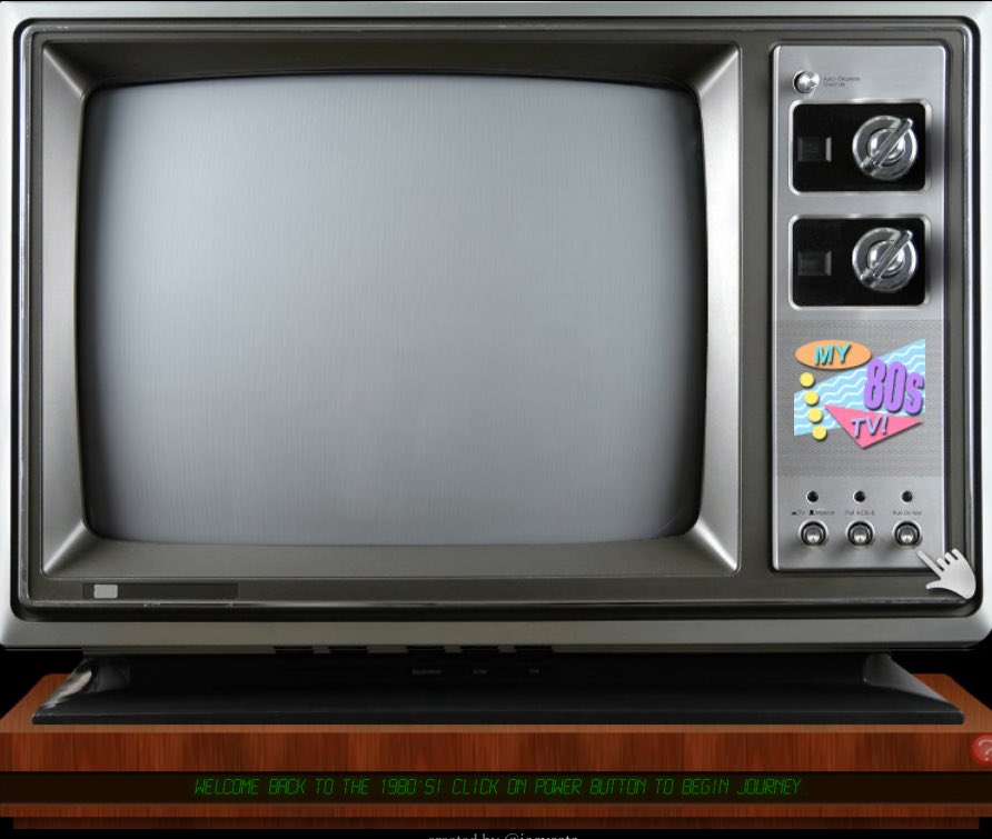 Today we go back to the 80’s 📺 Follow and Enjoy! 80s.myretrotvs.com

Travel back 1980’s via this Nostalgic TV simulator and relive the original ads, music videos, movie trailers, shows and more! 
#nostalga #1980s #tv #movies
