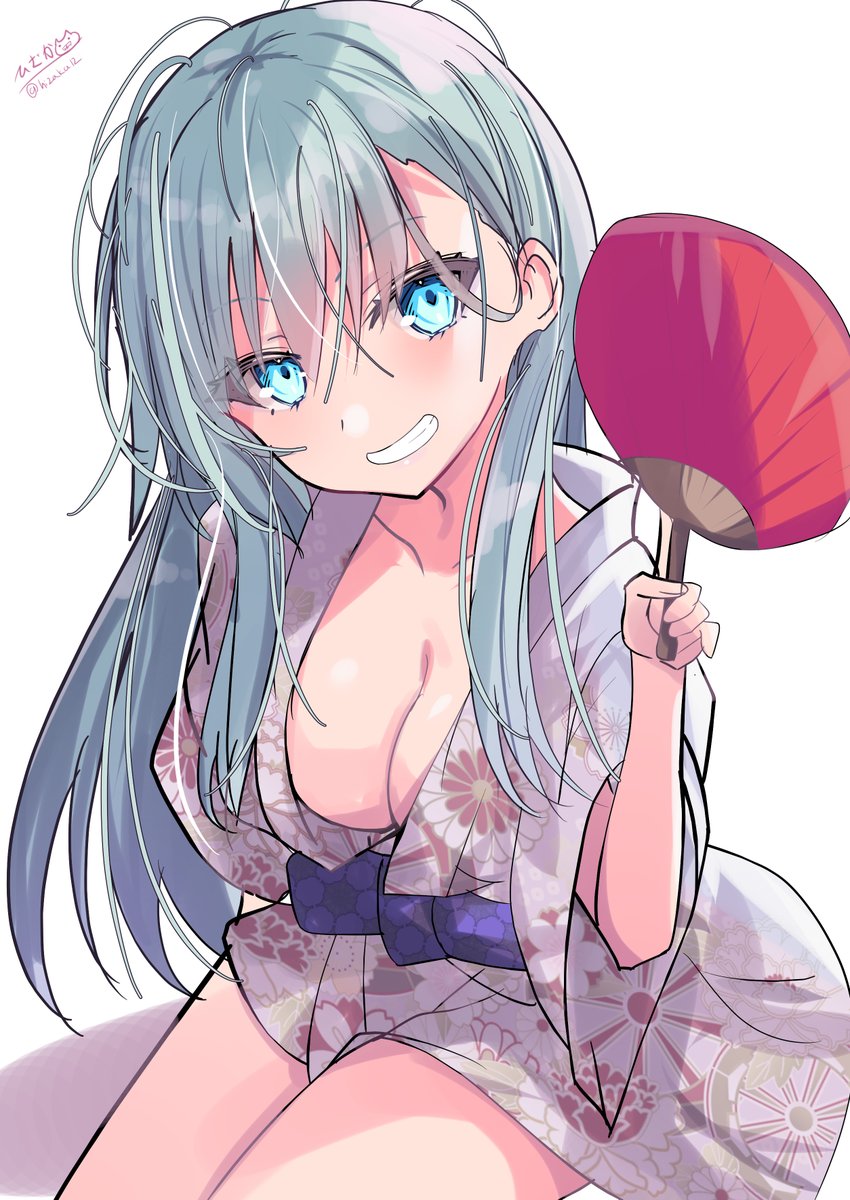 hizaka12's tweet image. 浴衣の鈴谷
#艦これ版深夜の真剣お絵描き60分一本勝負
#艦これ版真剣お絵描き60分一本勝負_20250715