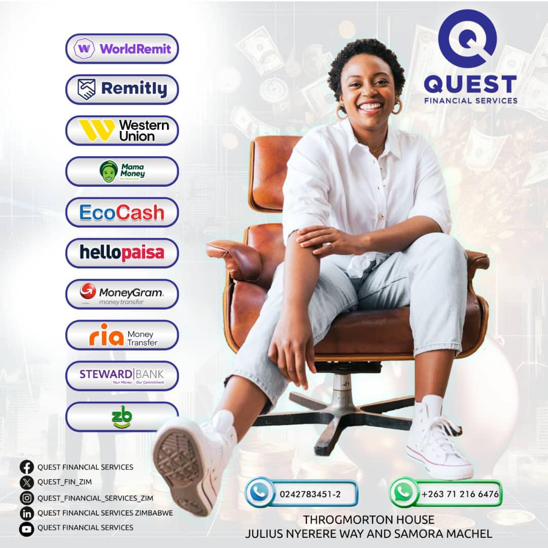 Quest_Fin_Zim's tweet photo. Need to send or receive money in USD?

Our Quest Financial Services Throgmorton Branch is open and ready to help!

Conveniently located at Corner Julius Nyerere Way and Samora Machel Avenue!

Call us: +263-242-783461-2
WhatsApp: +263 712 166 476 https://t.co/i78PiKYRmz