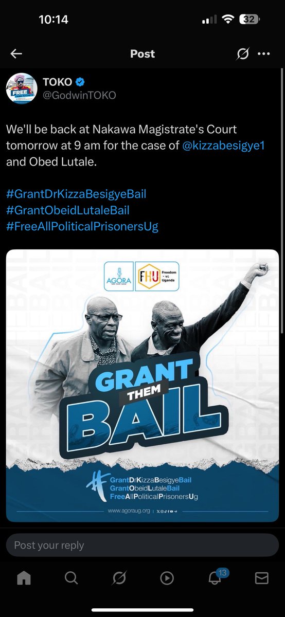 9 months later… no bail even if the Judge said they satisfied all bail conditions. No mandatory bail, well over the stipulated 180 days. No trial, for the state that boasted about having all the evidence during their abduction.. no hearing today because the Judicial Officers