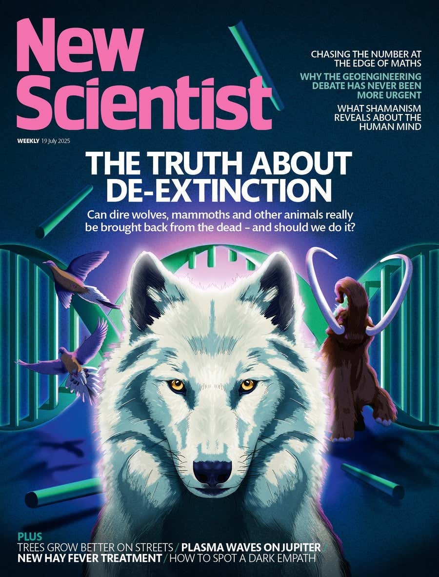 newscientist's tweet image. In this week’s issue: Can dire wolves, mammoths and other animals really be brought back from the dead - and should we do it?
Grab a copy in shops now or download our app for digital editions.
newscientist.com/issue/3552/