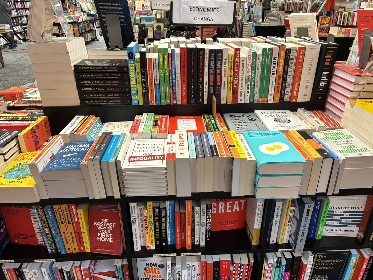 Why is it that the overall quality of a given bookstore is inversely correlated with the quality of the economics section within said book store?