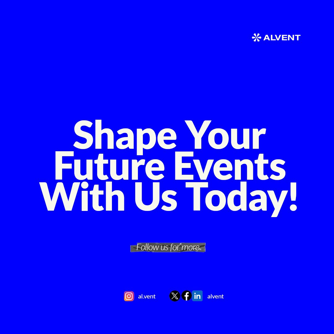 _ALVENT's tweet photo. We're almost ready to launch Alvent!
But before we do... we want to hear from YOU.
Because what's an event platform without the people it's built for?
#Tread https://t.co/2hxOwHAYR9