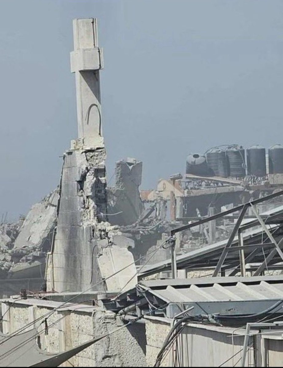 Israel bomb a Catholic Church in Gaza.

This is supremacy.