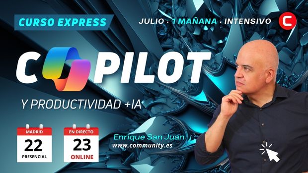 Mañana termina el 25% de descuento
Aprovecha la oportunidad

Curso Copilot y Productividad con IA

+Detalles AQUÍ  >
community.es/copilot-y-prod…