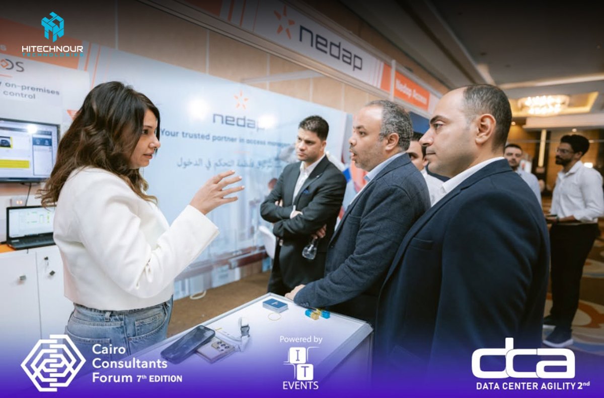 Hi_TechNour's tweet image. 📸 The 7th Cairo Consultants Forum (CCF 2025) concluded at the Royal Maxim Palace Kempinski—highlighted by Nedap Security and HiTechNour Technologies as exclusive partner in Egypt.
Proud to connect, innovate, and advance security together.
Thank you IT Events!
#NEDAP #HiTechNour