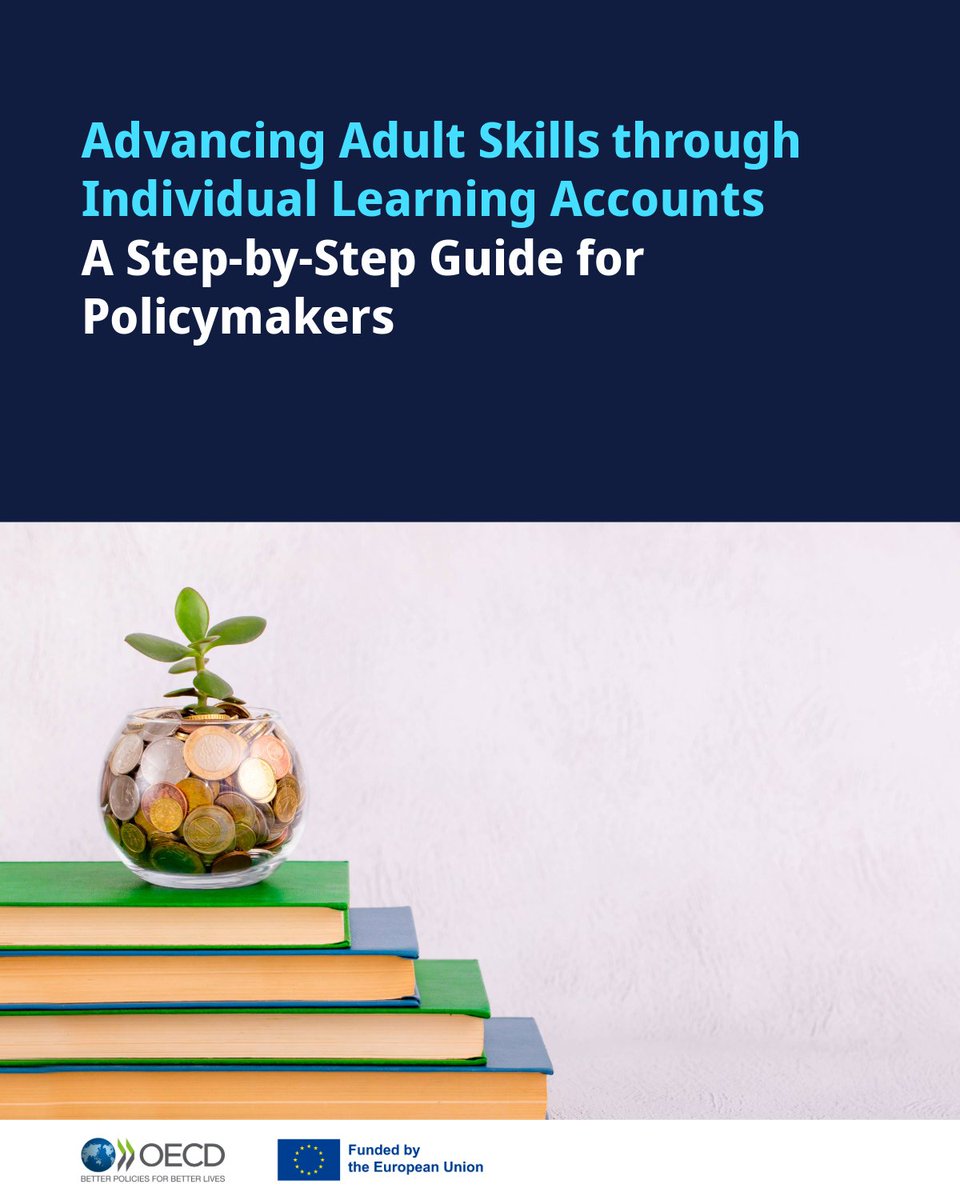 OECD_Social's tweet image. How can Individual Learning Accounts empower individuals to develop the #skills they need for the future of #work?
See new OECD analysis ➡️ oe.cd/ila-report
Project EU-funded via #TSI & implemented in cooperation with @EU_Reforms
#EUReformSupport #Skills