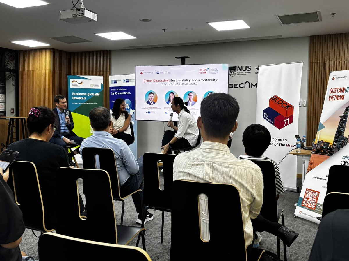 jorge_Woo_eth's tweet photo. Grateful for 2 days of solid VC insights 🙌
Vietnam’s startup energy is real — vibrant, gritty, and grounded.
“We survive first, then build something sustainable.”
Dream big, stay real. Start building — today, tomorrow, every day.

#Ingots #Saigon #hcmc 
#Entrepreneur #NUS https://t.co/UqyfFiffbT