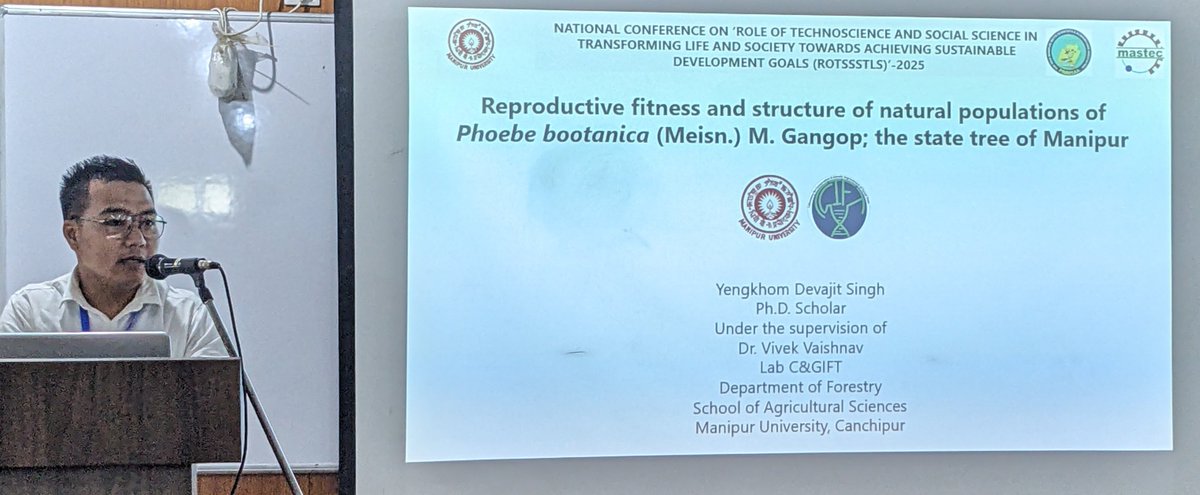 Lab_CGIFT's tweet image. Scholars from the Lab presented their work in the National Conference organized in @ManipurUniverse