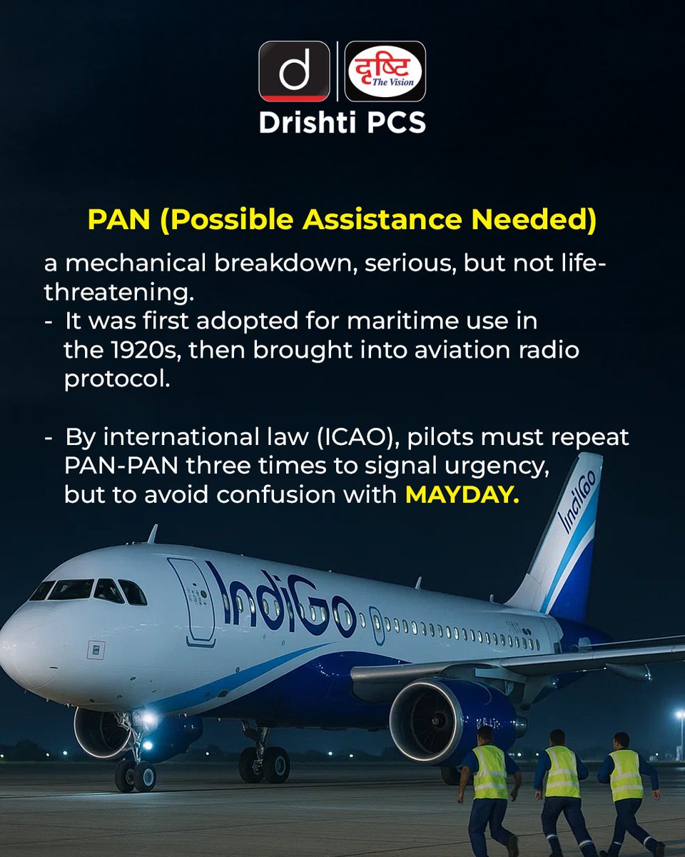 DrishtiPCS's tweet photo. It’s not a crash. It’s a call for caution—loud, clear, and in control.

#PANPAN #CodeRed #AviationAlert #AviationProtocol #Emergency #CurrentNews #DrishtiPCS https://t.co/B5e6E0sIte