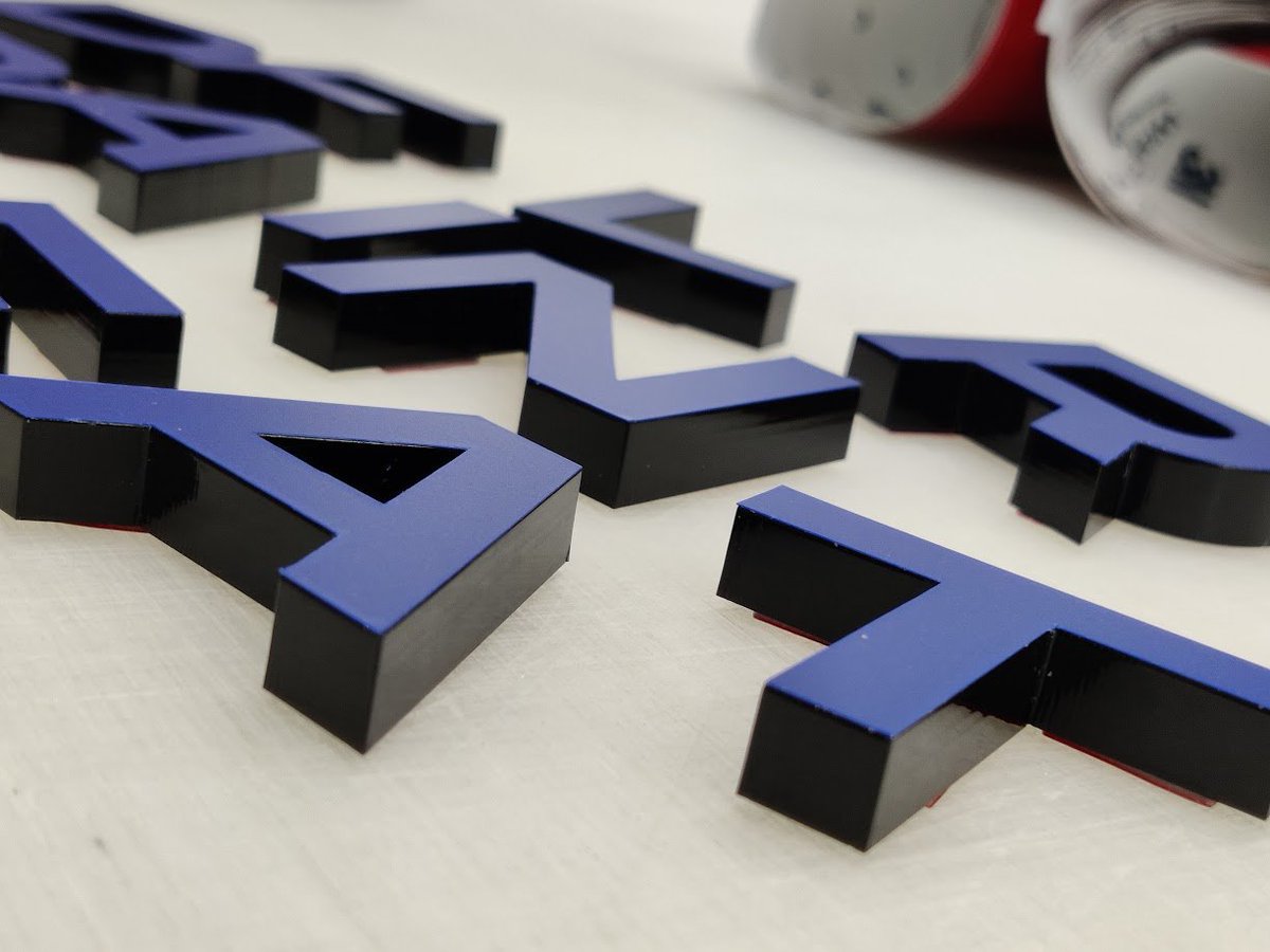 Time for some #signage with bespoke flat cut #lettering