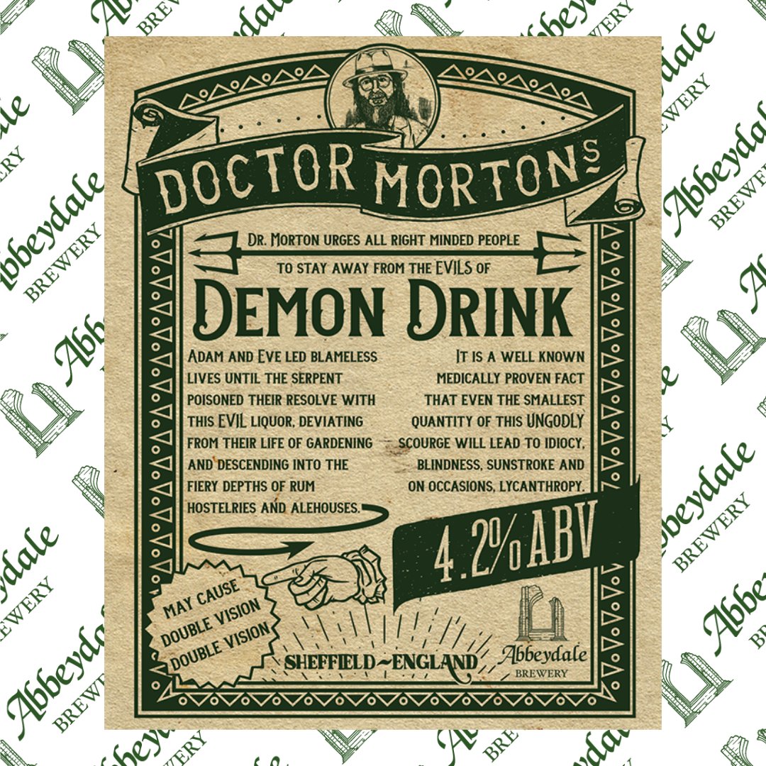 This week's new cask only beer is Dr Morton's Demon Drink! Simcoe and Cascade hops combine for a crisp and thirst quenching pale ale with notes of berry fruits and zesty grapefruit. Available now!