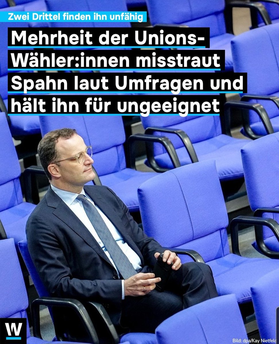 Gibt Ihnen das nicht zu denken, Herr <a href="/bundeskanzler/">Bundeskanzler Friedrich Merz</a>? Warum halten Sie weiterhin an Jens Spahn fest?