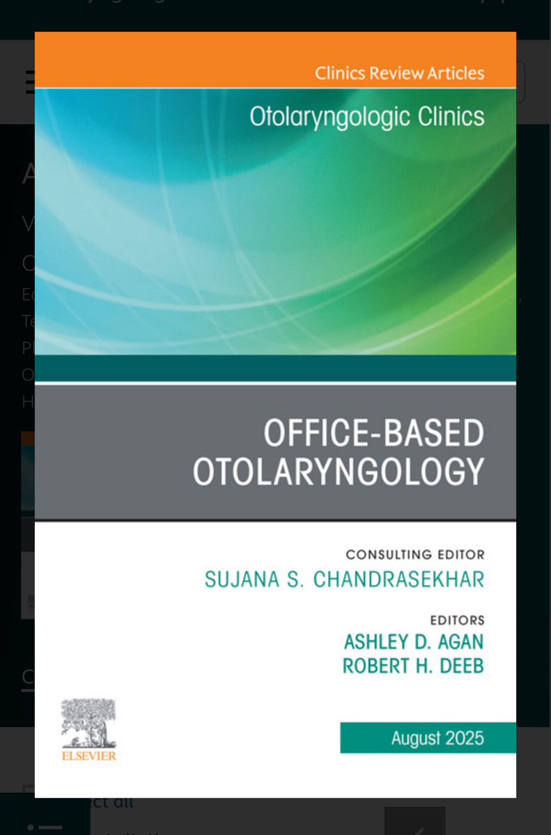 DrScottFortune's tweet image. Patient Selection, Safety, and Preparedness for Office-Based Otolaryngology Procedures - Otolaryngologic Clinics of North America oto.theclinics.com/article/S0030-…