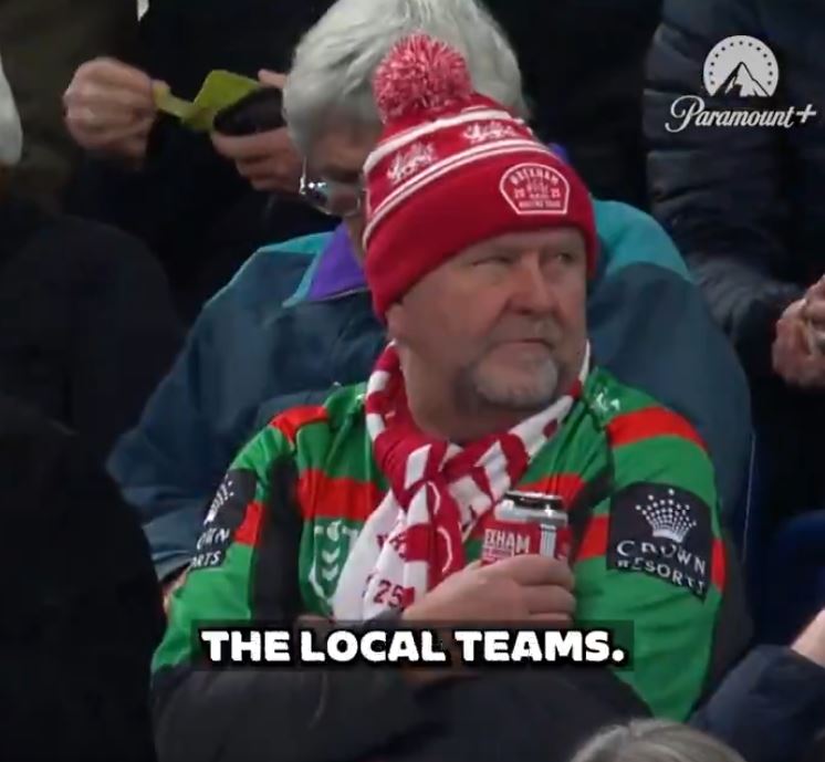 Souths fans in a Wrexham beanie.

Why are they like this?
