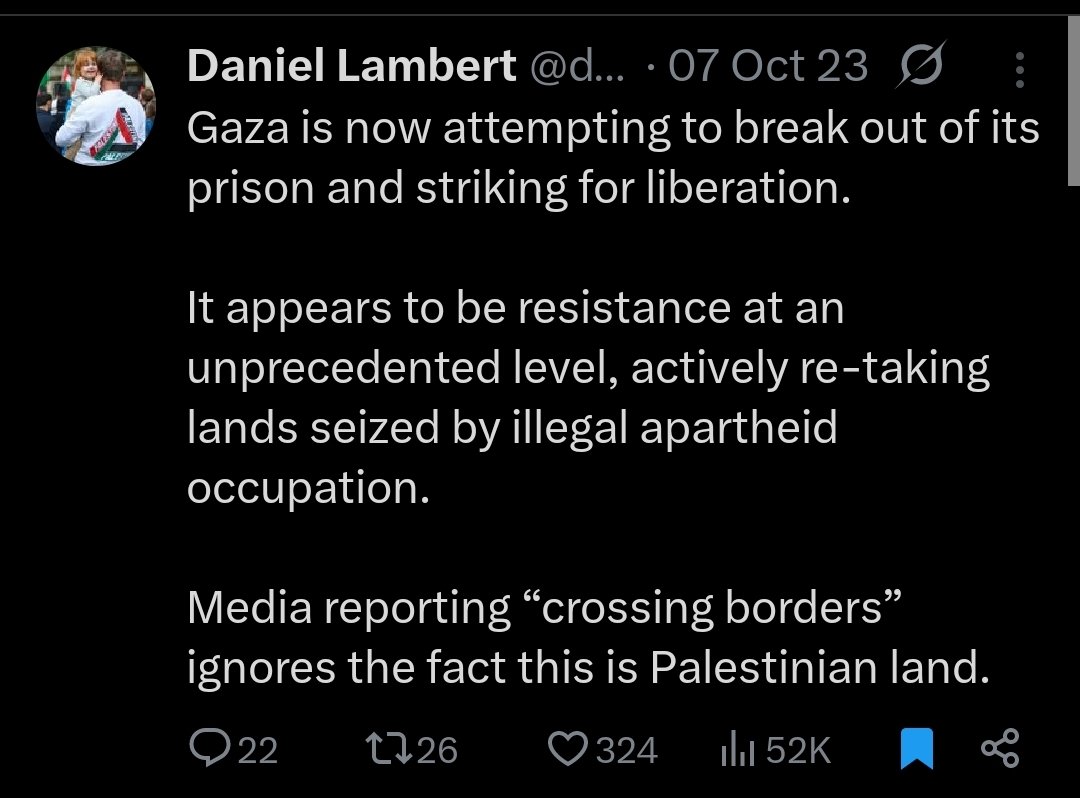 <a href="/bfcdublin/">Bohemian Football Club</a> This is a post made by your CEO on the morning of 7th October 2023 while innocent Jewish people, Inc pensioners, women and children were being slaughtered. Do you stand by this disgusting support for terrorism and genocide? 

Are you aware of this <a href="/UEFAcom/">UEFA.com</a> <a href="/kickitout/">Kick It Out</a>?