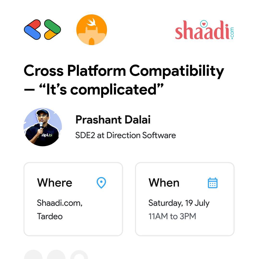 gdgmad's tweet image. Annnnd for our meetup this Saturday join us as we take the collab w/ @swift_mumbai to the next level covering what happened at Google I/O and WWDC 2025 with some aura farming speakers! 🤩
@thekaailash from @ShaadiDotCom
@mufasaYC at @karoapp
@prashantrdalai from Direction S/W