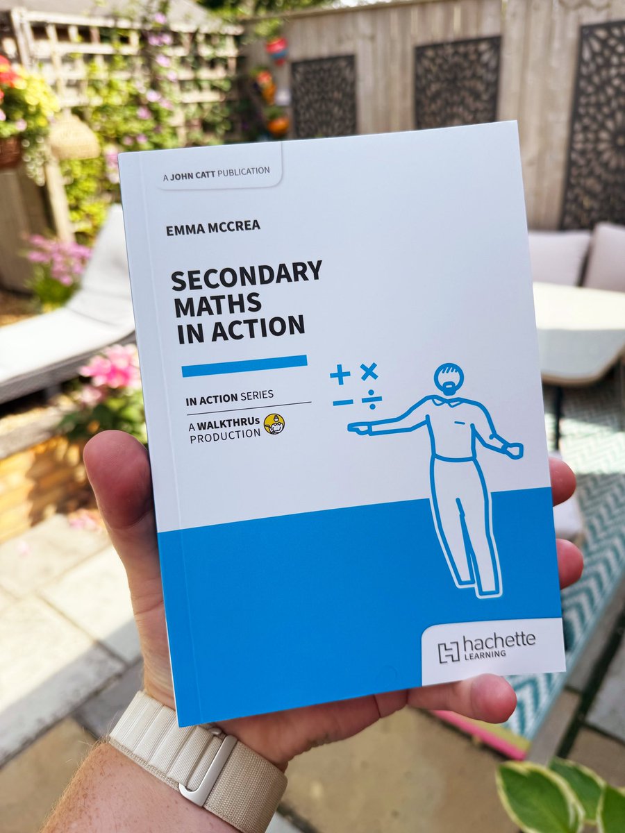 TeamTait's tweet image. When my postman drops a book through my door, Iβm always excited! π¦πͺ Great work @MccreaEmma & @JohnCattEd ππ» Looking forward to getting this in the hands of our secondary Maths leads ππ»π
