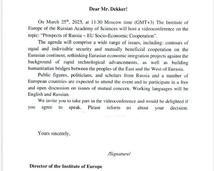 ralfdkkr's tweet image. De Zoom-sessie van het Institute of Europe was een onschuldige discussie tussen diverse Europese politici over de betrekkingen tussen Rusland en Europa, maar @WilmerHeck blaast het op tot een cowboyverhaal met James Bond elementen. Geen complot, gewoon een dialoog met een andere…