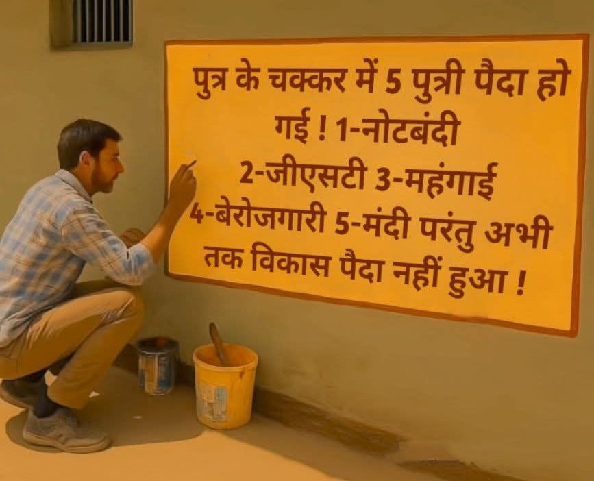 ऐसा लग रहा है  कही !
बिकास नसबंदी का शिकार तो नहीं हो गया ?