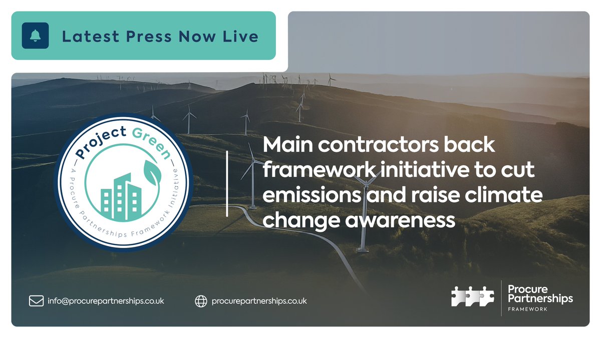 Introducing Project Green 🌱

We’re proud to launch a new nationwide sustainability initiative in collaboration with 33 of our main contractor partners aimed at driving better environmental outcomes across the supply chain 

Learn more here: bit.ly/4eYbuiH