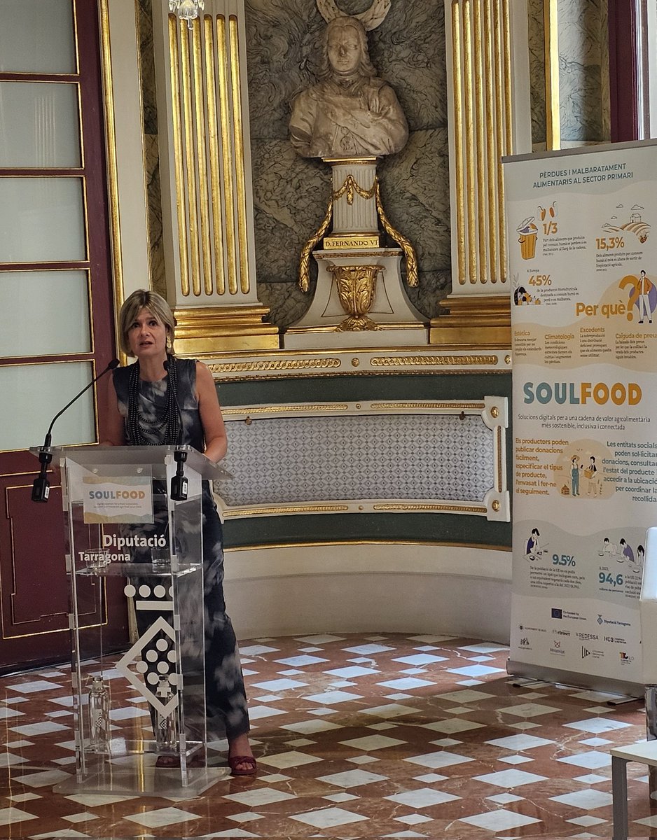 Dipta_cat's tweet photo. La presidenta @nllaurado destaca la voluntat dels socis de trobar fórmules per donar continuïtat a l’eina digital desenvolupada.🎙"Com a líders de #SOULFOOD ens sentim satisfets del seu èxit, hem recollit necessitats i desafiaments plantejats per agents del territori." #FSEPlus https://t.co/8F26W2YYym
