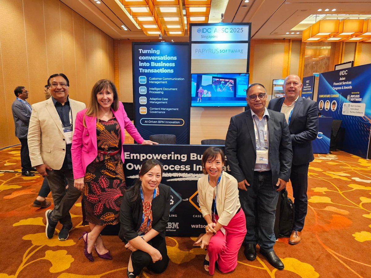 A HUGE THANK YOU for joining us at the IDC Asian Financial Services Congress!! 🙌 We absolutely loved the fantastic feedback during the session — it was truly inspiring! Plus, the interest at our booth shows more and more people are excited about our solutions! We’re eager to