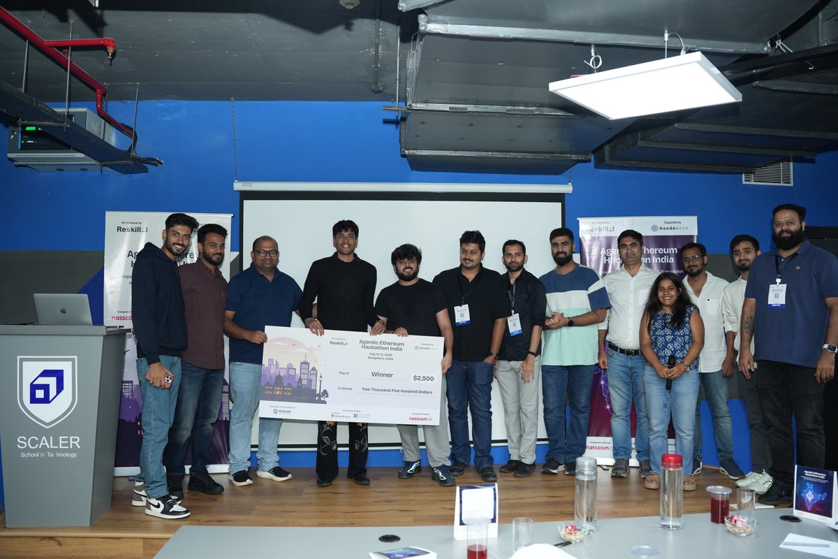 punit030593's tweet image. From concept to creation, the Agentic Ethereum hashtag#Hackathon has been a thrilling ride! 🚀 What started as an idea to bring together innovators in the blockchain and AI space turned into an incredible 2-day journey of learning, collaboration, and groundbreaking solutions.
:-…