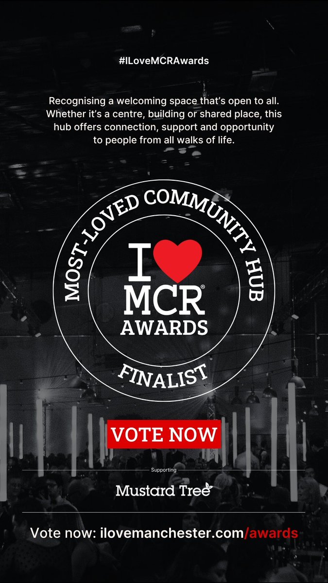 53two (@53two) on Twitter photo We are so delighted to have been nominated for an <a href="/ILoveMCR/">I Love Manchester</a> Award for ‘Most-Loved Community Hub’. Of course this would mean so much to us. If you have a spare five minutes to vote please do! 💜💙
VOTE: Ilovemanchester.com/awards 🥰
#Theatre #Manchester #Mcr We are so delighted to have been nominated for an <a href="/ILoveMCR/">I Love Manchester</a> Award for ‘Most-Loved Community Hub’. Of course this would mean so much to us. If you have a spare five minutes to vote please do! 💜💙
VOTE: Ilovemanchester.com/awards 🥰
#Theatre #Manchester #Mcr