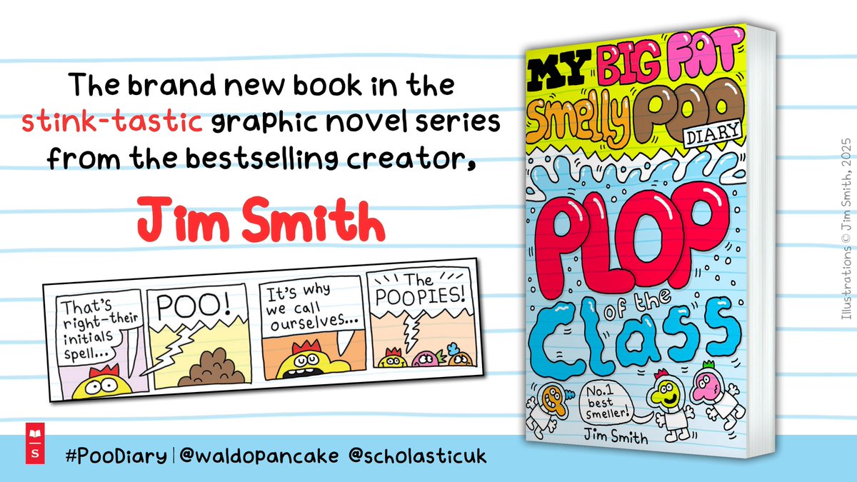 Today is the day! PLOP OF THE CLASS, the stink-tastic new story in the MY BIG FAT SMELLY POO DIARY series by <a href="/waldopancake/">Waldo Pancake</a> is out now... 💩

It's time for more adventures with the Poopies, involving an obstacle course, sewage and portaloos! 👀

#MyBigFatSmellyPooDiary