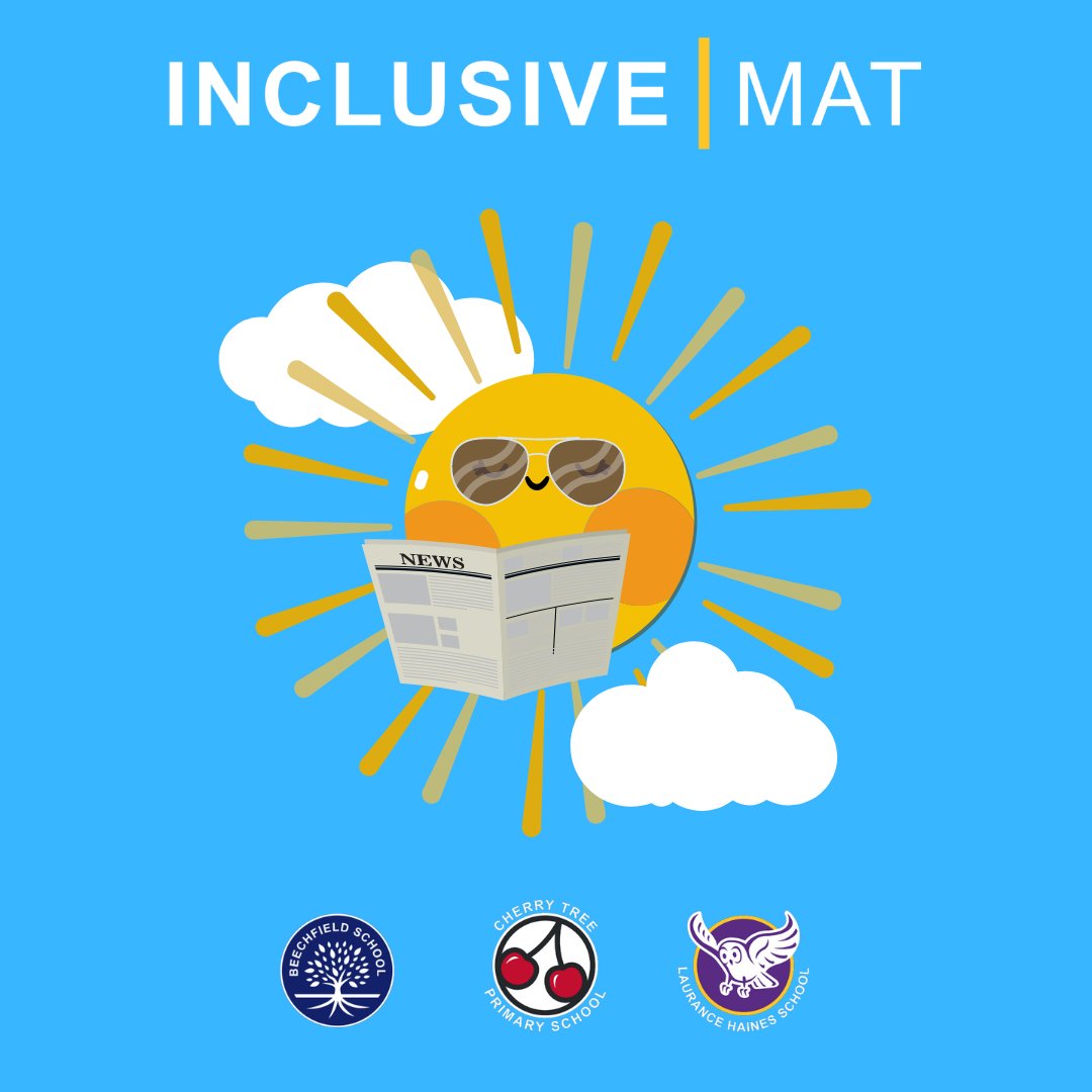 Inclusive Multi Academy Trust (@inclusivemat) on Twitter photo The latest edition of our trust newsletter is now available to read on our website:
inclusivemat.co.uk/news/?pid=0&ni…
<a href="/BFS_Watford/">Beechfield School</a> <a href="/CTS_Watford/">Cherry Tree Primary School</a> <a href="/LHS_Watford/">Laurance Haines School</a> The latest edition of our trust newsletter is now available to read on our website:
inclusivemat.co.uk/news/?pid=0&ni…
<a href="/BFS_Watford/">Beechfield School</a> <a href="/CTS_Watford/">Cherry Tree Primary School</a> <a href="/LHS_Watford/">Laurance Haines School</a>