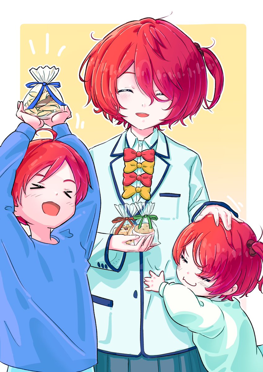 Imzen369's tweet image. ツワブキ祭を終えて帰宅した小鞠知花。
小鞠兄弟で後夜祭を楽しんでいる様子です。
お菓子は配り終えたと思いきや、温水君が小鞠兄弟の為取置き済、
小鞠兄弟からの温水君への好感度爆上がり中です。
(エピソードは妄想です)
#小鞠知花 #マケイン #負けヒロインが多すぎる