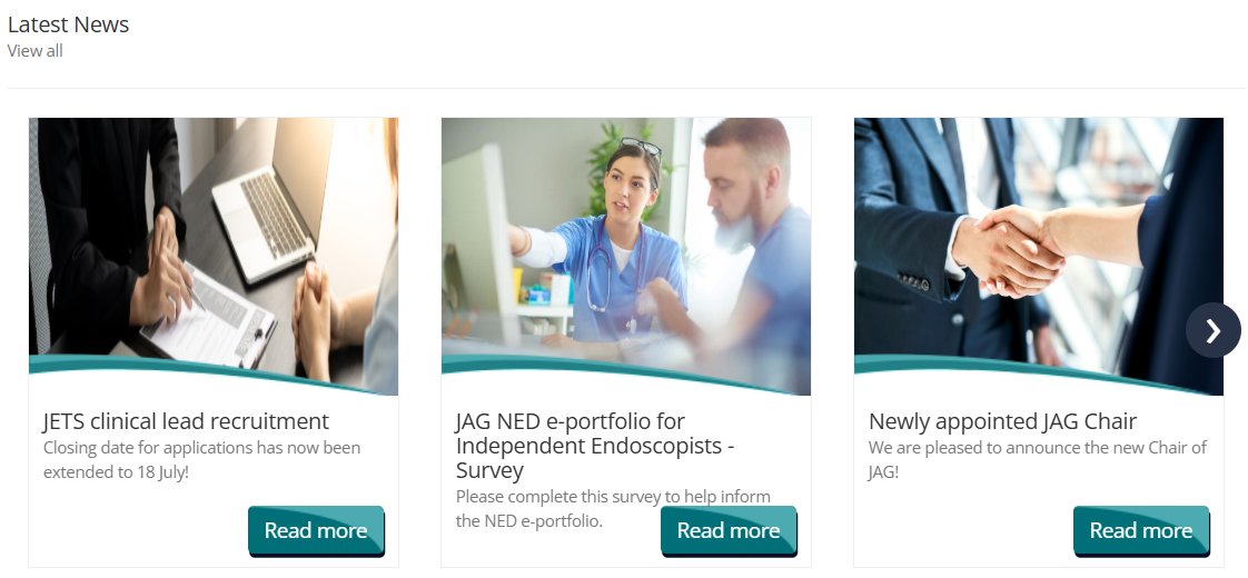 JAG_Endoscopy's tweet image. Want to keep up to date with all things JAG?

Head on over to our news section to find out all the latest goings on

bit.ly/41poOYB

#JAG #Endoscopy