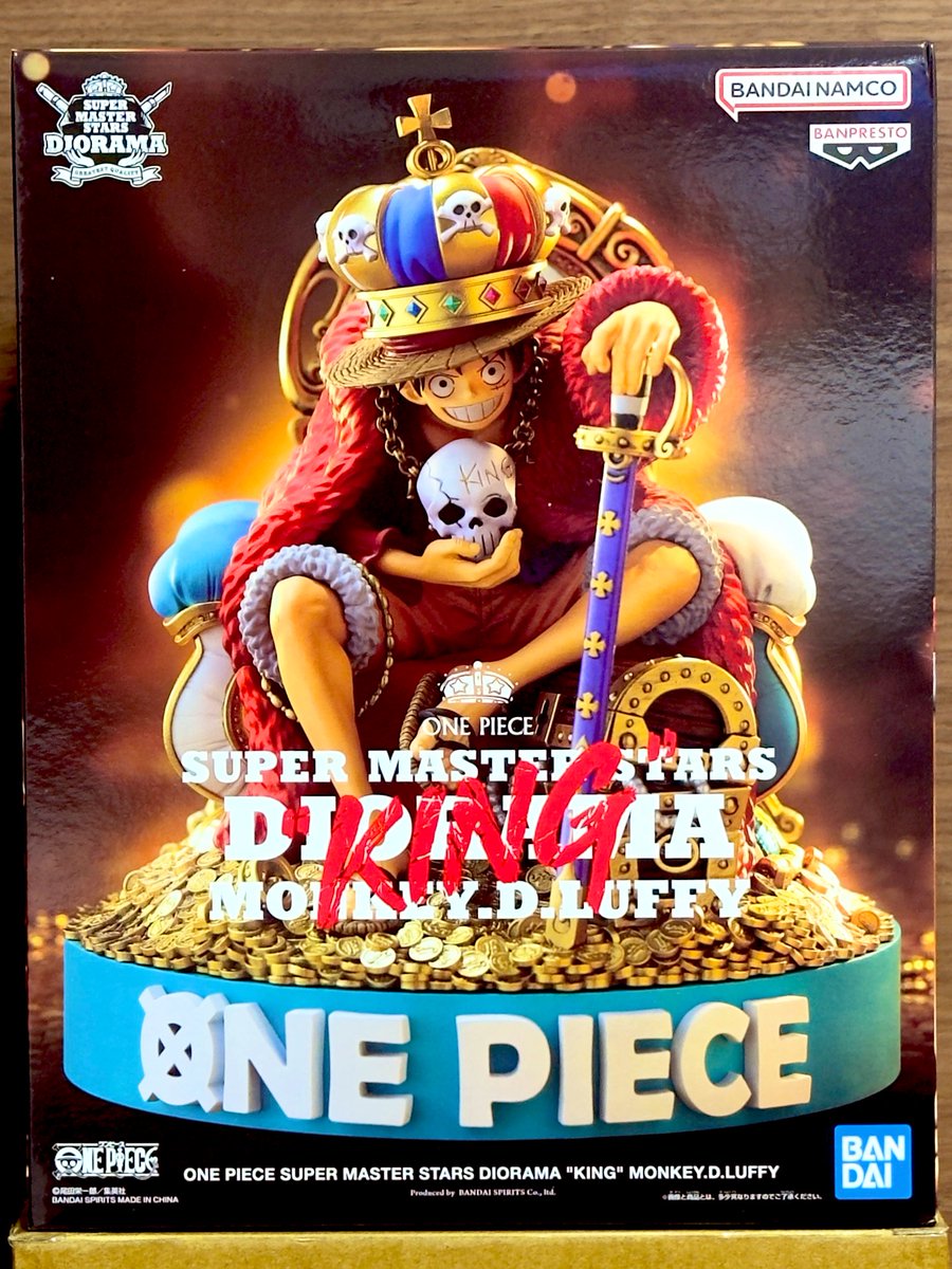 Hideji8739's tweet image. #ONEPIECE
#SMSD

KINGルフィ…届いた〜✨