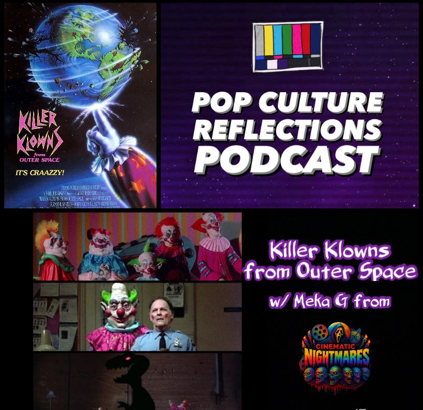 PopCultRefPod's tweet image. New Episode Out Now on all Podcast Platforms!
Killer Klowns from Outer Space (1988) w/ Meka G from Cinematic Nightmares Podcast
#horror #comedy #80s #movies #popculture #podcast
Spotify
open.spotify.com/episode/3YCYGJ…
Apple
podcasts.apple.com/us/podcast/pop…
Linktree
linktr.ee/popreflections…