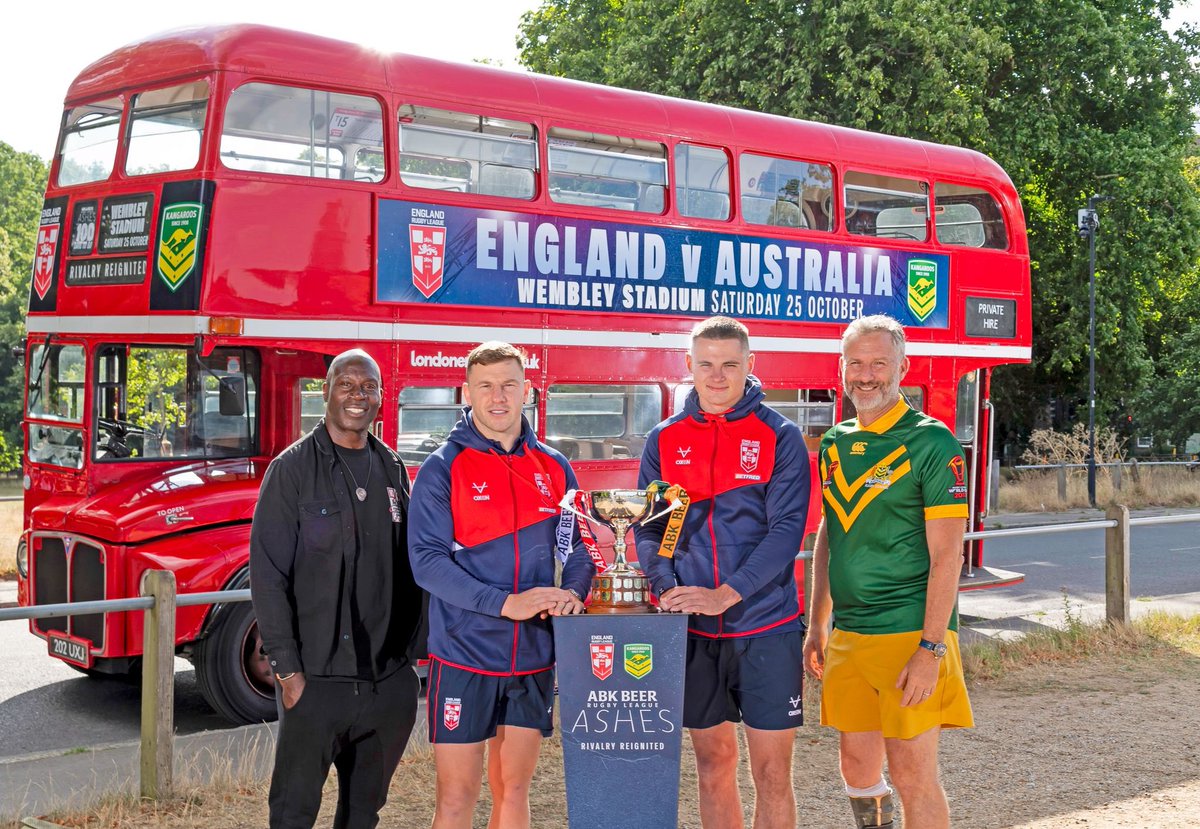 In 1994, I had the honour of promoting the Ashes opener alongside Shaun Edwards and the legend himself, Sir Cliff Richard. It was a magic moment for the sport — and now, 31 years on, I found myself back on board promoting the upcoming Ashes first test Wembley Stadium Sat Oct 25th