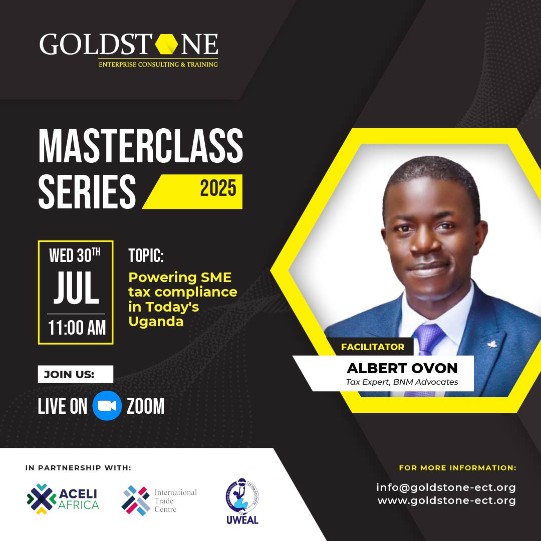 Taxes don’t have to be a nightmare.
Let’s simplify SME tax compliance together this Wednesday, July 30 2025, at 11AM EAT.

🔗 us02web.zoom.us/meeting/regist…

Upon registration, you will receive a confirmation email with meeting details
 <a href="/AceliAfrica/">Aceli Africa</a> <a href="/UWEAL_Ug/">Uganda Women Entrepreneurs Association</a>