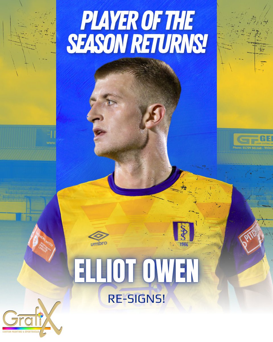parksteelsfc's tweet image. BREAKING NEWS 

Elliot Owen stays with the Steels!

stocksbridgeparksteels.co.uk/news/elliot-ow…
